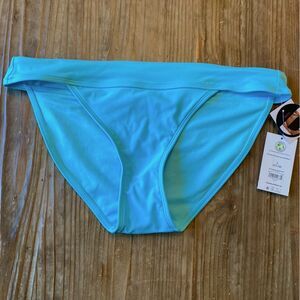 Bikini Bathing Suit Bottoms Light Blue Large Jrs NWT
